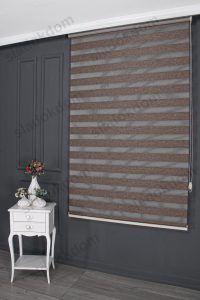 Светло Кафена Бамбус Зебра Завеса