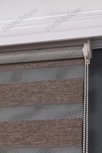 Светло Кафена Бамбус Зебра Завеса - Image 3