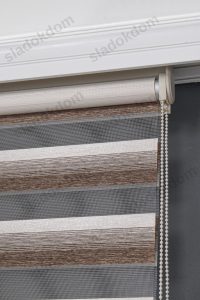 Светло Кафена Градиент Зебра Завеса - Image 3