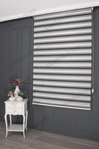 Светло Црна Градиент Зебра Завеса - Image 2