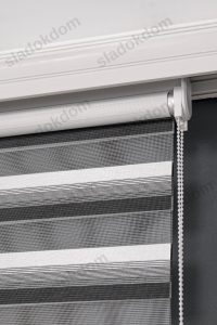 Светло Црна Градиент Зебра Завеса - Image 3