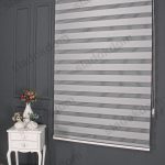 Дебела Сива Затемнувачка (BlackOut) Зебра Завеса