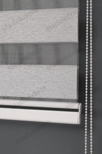 Дебела Сива Затемнувачка (BlackOut) Зебра Завеса - Image 4
