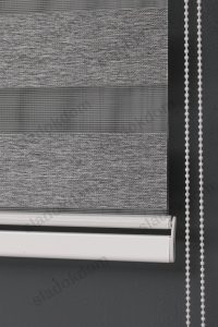 Темно Сива Затемнувачка (BlackOut) Зебра Завеса - Image 4