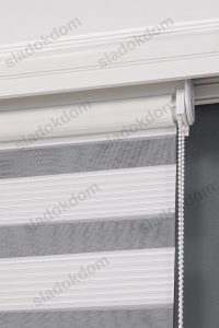 Бела со Плисе Зебра Завеса - Image 3