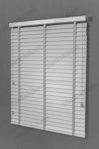 Сребрена Боја Дрвен Венецијанер 50MM - Image 2