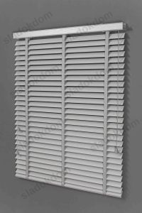 Сребрена Боја Дрвен Венецијанер 50MM - Image 3