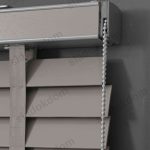 Светла Сива Боја Дрвен Венецијанер 50MM