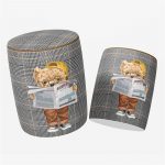 Луксузна табуретка PUF104 - Image 5