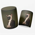 Луксузна табуретка PUF106 - Image 5