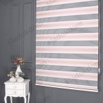 Розева Широко Со Плисе Зебра Завеса