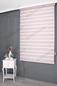 Розева Широко Со Плисе Зебра Завеса - Image 2