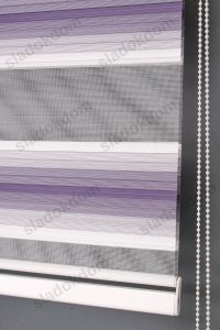 Виолетова Широко Плисе Зебра Завеса - Image 4