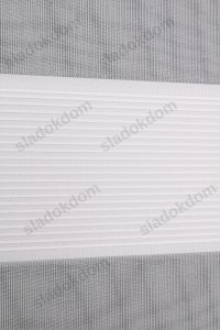 Бело Тесно Плисе Зебра Завеса - Image 5