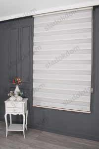 Екру Тесно Плисе Зебра Завеса - Image 2