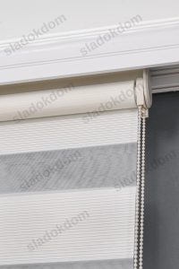 Екру Тесно Плисе Зебра Завеса - Image 3