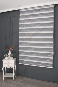 Плаво Тесно Плисе Зебра Завеса