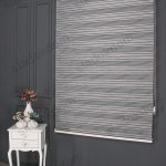 Црна Со Плисе Зебра Завеса