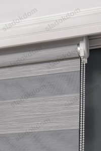 Сиво Со Широки Линии Зебра Завеса - Image 3