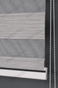 Сиво Со Широки Линии Зебра Завеса - Image 4