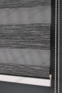 Антрацит Сив Со Широки Линии Зебра Завеса - Image 4