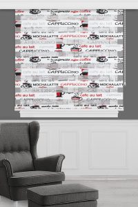 Црна Кафе Фото Завеса