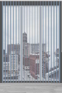 Сина Вертикална Роло Завеса