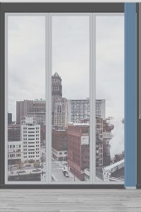 Сина Вертикална Роло Завеса - Image 4