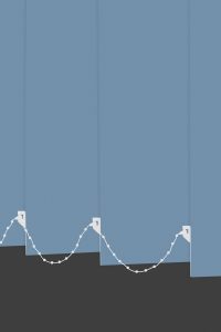 Сина Вертикална Роло Завеса - Image 5