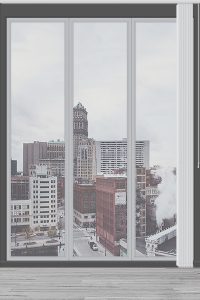 Бела Вертикална Роло Завеса - Image 4