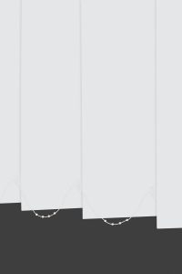 Бела Вертикална Роло Завеса - Image 5