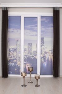 Маслинеста Зелена Вертикална Зебра Завеса - Image 3