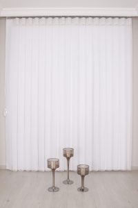 Бела Вертикална Зебра Завеса - Image 2