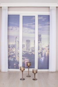 Бела Вертикална Зебра Завеса - Image 3