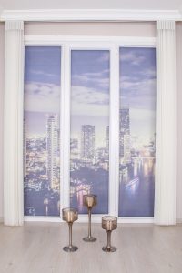 Млечна Бела  Вертикална Зебра Завеса - Image 3