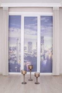 Беж  Вертикална Зебра Завеса - Image 3