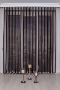 Кафеава  Вертикална Зебра Завеса