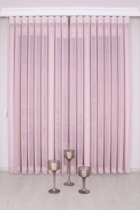 Розева  Вертикална Зебра Завеса