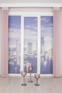 Розева  Вертикална Зебра Завеса - Image 3