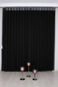 Црна  Вертикална Зебра Завеса - Image 2