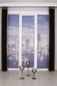 Црна  Вертикална Зебра Завеса - Image 3