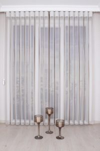 Крем  Вертикална Зебра Завеса