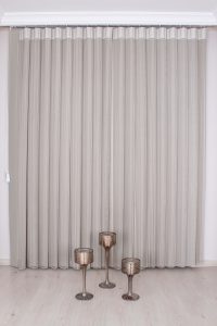 Темен Крем Вертикална Зебра Завеса - Image 2