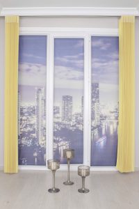 Жолта Вертикална Зебра Завеса - Image 3