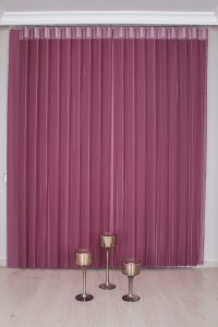Темно Розева Вертикална Зебра Завеса - Image 2