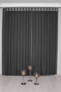 Пастелно Сиво Вертикална Зебра Завеса - Image 2