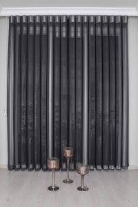 Антрацит Вертикална Зебра Завеса