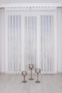 Крем Луксузна Вертикална Зебра Завеса