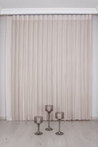 Беж Луксузна Вертикална Зебра Завеса - Image 2