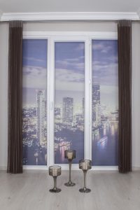 Темна Кафеава Луксузна Вертикална Зебра Завеса - Image 3